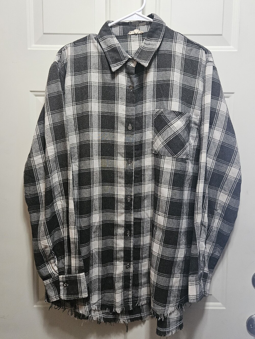 La Miel Frayed Vintage Wash Flannel